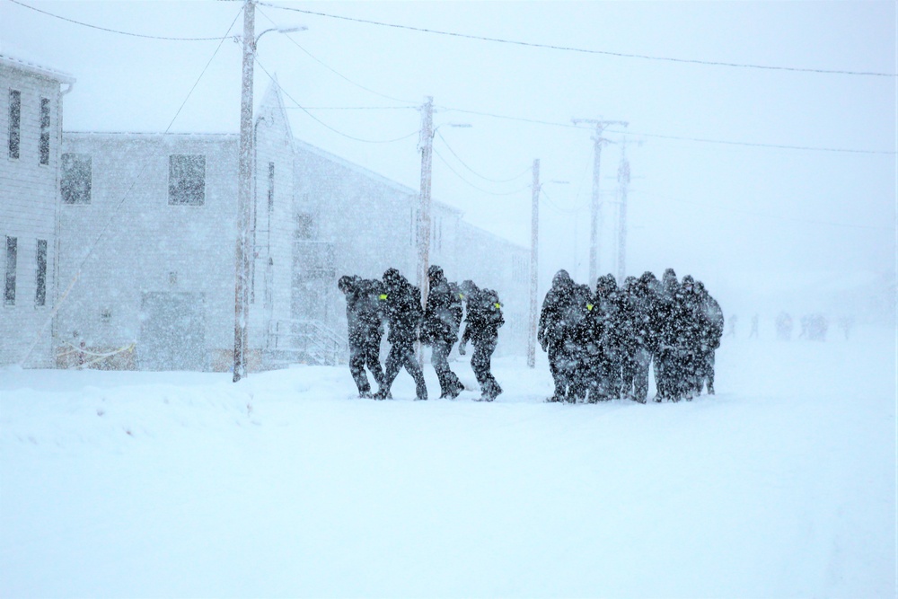 U.S. Navy’s Recruit Training Command ROM operations in February at Fort McCoy