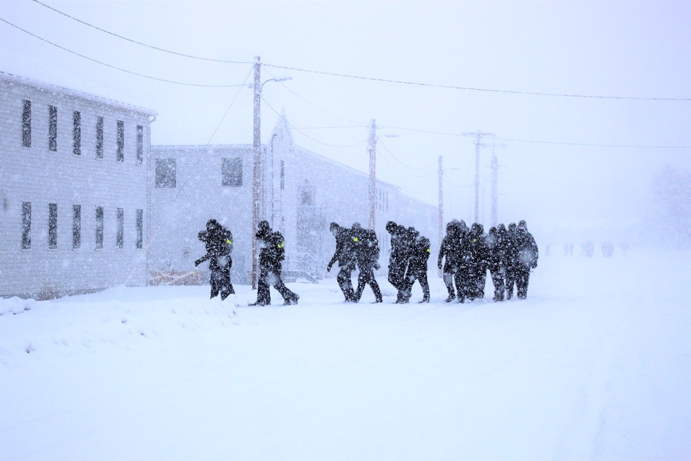 U.S. Navy’s Recruit Training Command ROM operations in February at Fort McCoy