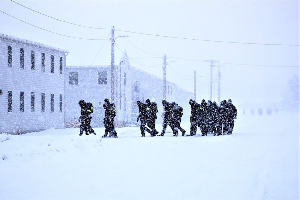 U.S. Navy’s Recruit Training Command ROM operations in February at Fort McCoy