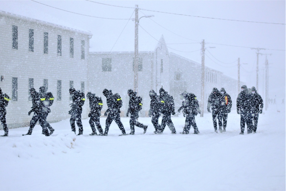 Navy boot camp 2025 in winter