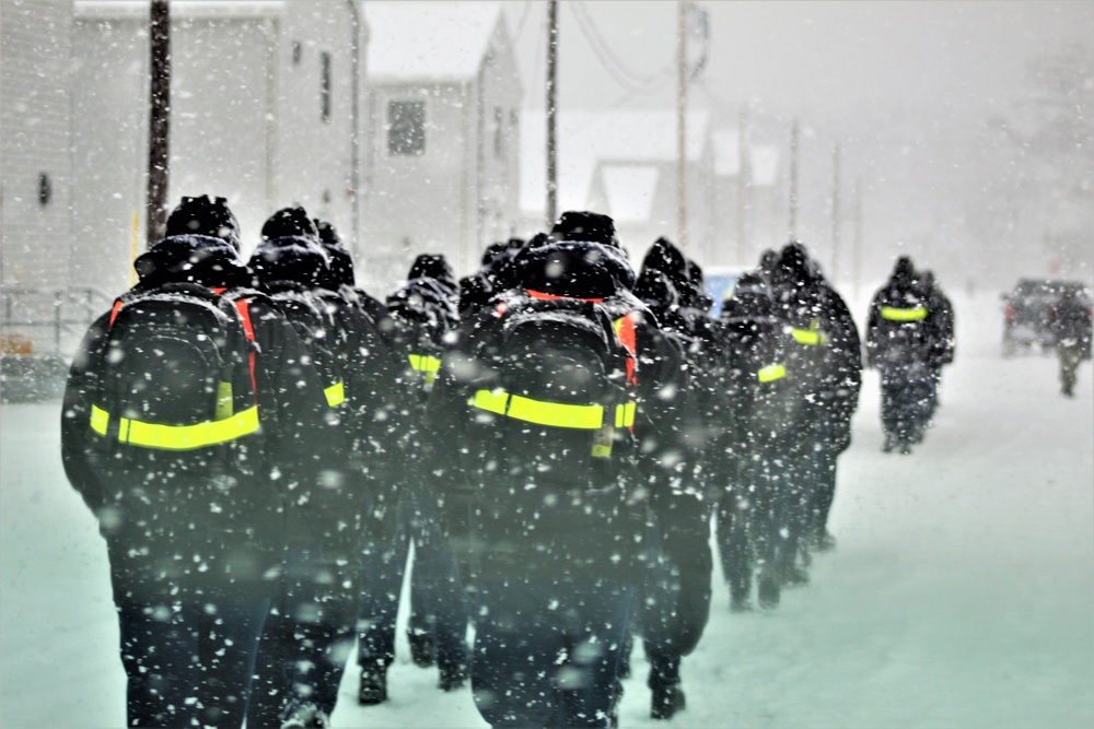 U.S. Navy’s Recruit Training Command ROM operations in February at Fort McCoy