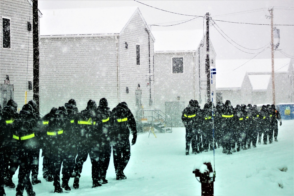 U.S. Navy’s Recruit Training Command ROM operations in February at Fort McCoy