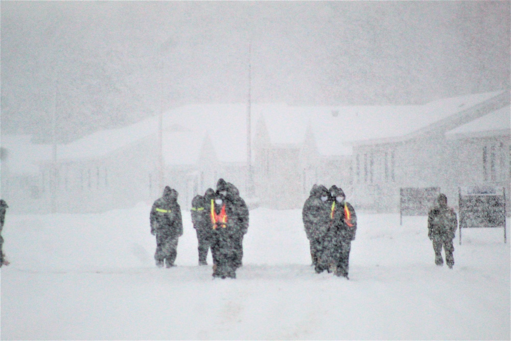 U.S. Navy’s Recruit Training Command ROM operations in February at Fort McCoy