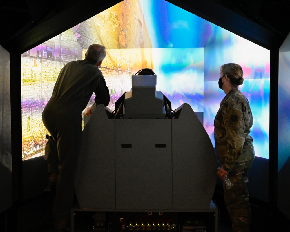 Maj. Gen. Dawne L. Deskins visits Airmen at the 162d Wing