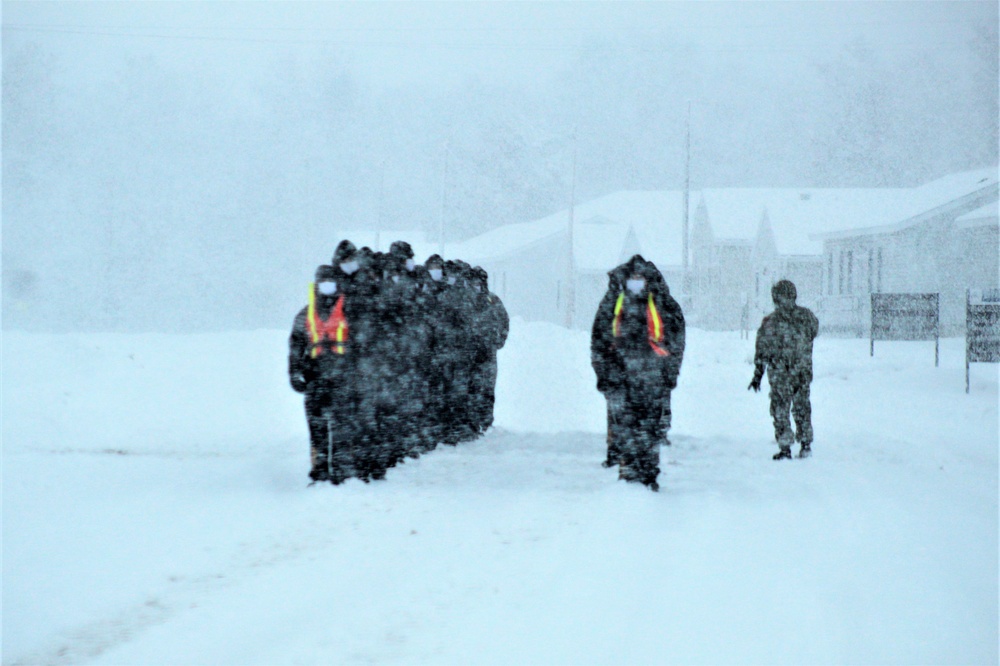 U.S. Navy’s Recruit Training Command ROM operations in February at Fort McCoy