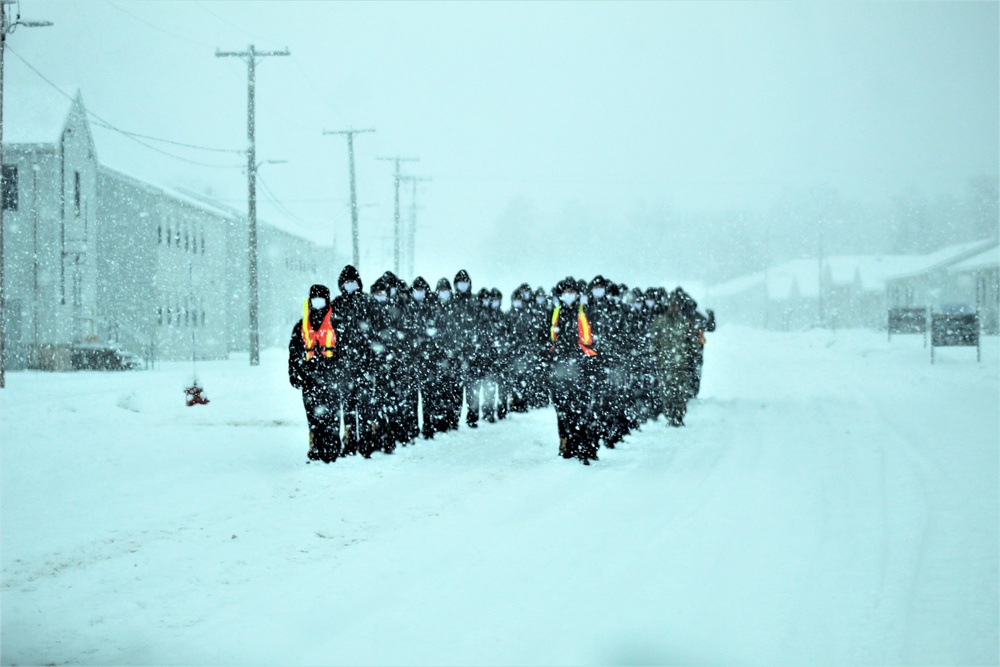 U.S. Navy’s Recruit Training Command ROM operations in February at Fort McCoy