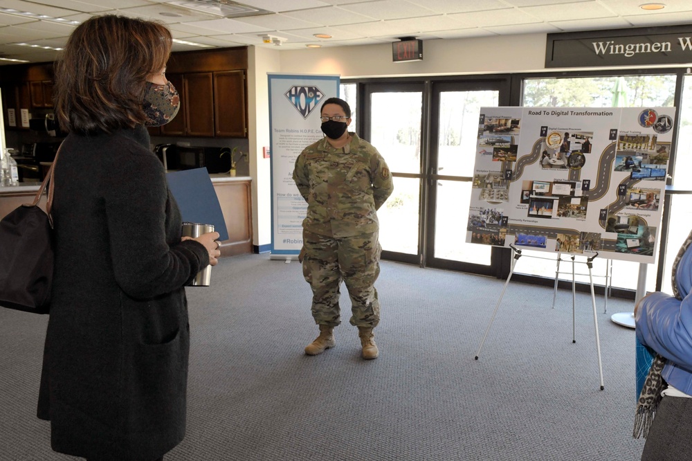 Air Force Chief of Staff visits Robins AFB