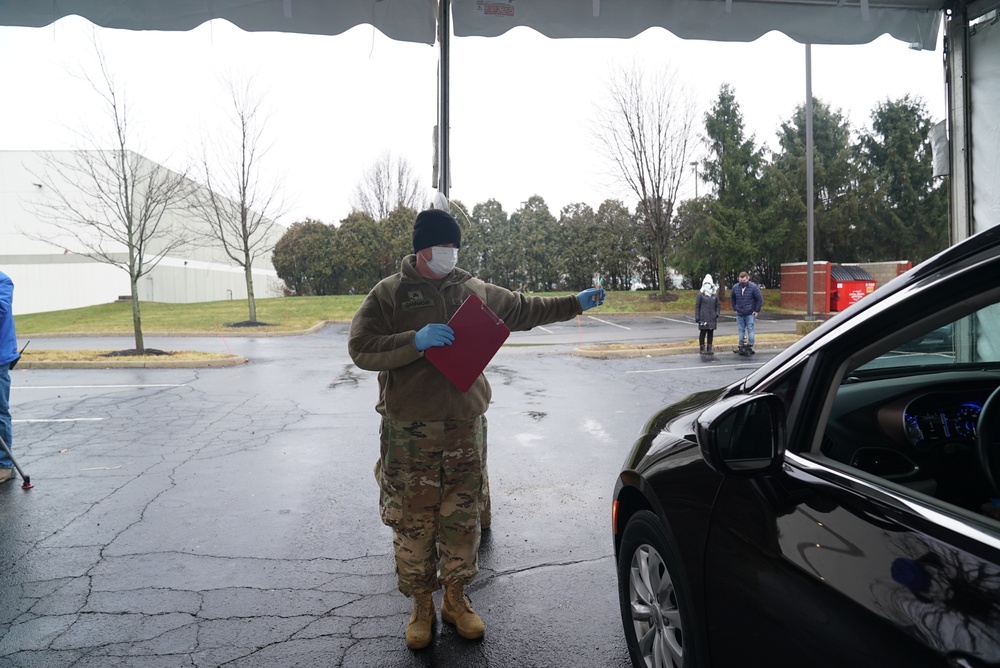 Ohio National Guard begins assisting with COVID-19 vaccinations