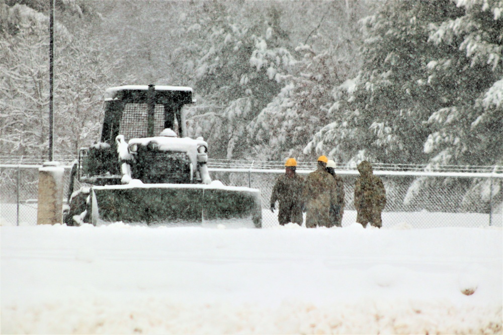 Regional Training Site-Maintenance staff, students conduct ops in snow at Fort McCoy