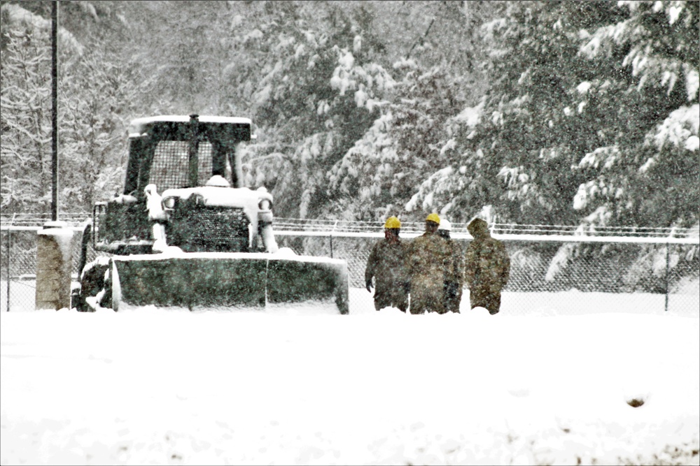 Regional Training Site-Maintenance staff, students conduct ops in snow at Fort McCoy