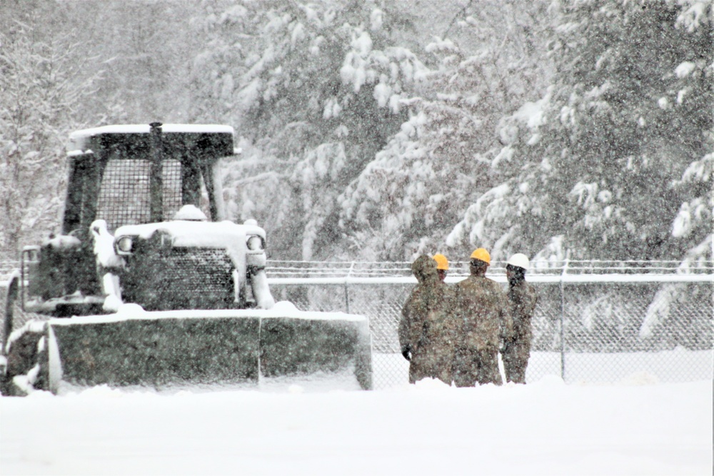 Regional Training Site-Maintenance staff, students conduct ops in snow at Fort McCoy