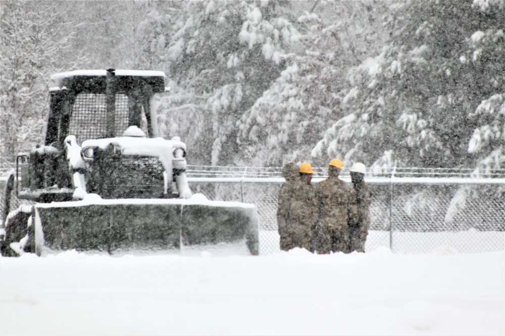 Regional Training Site-Maintenance staff, students conduct ops in snow at Fort McCoy