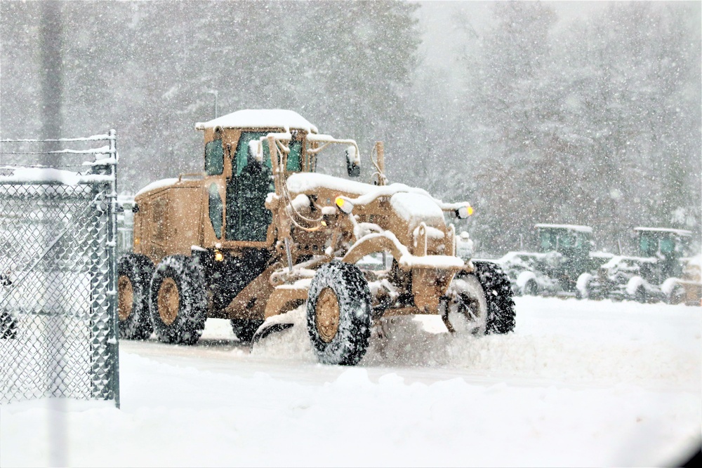 Regional Training Site-Maintenance staff, students conduct ops in snow at Fort McCoy