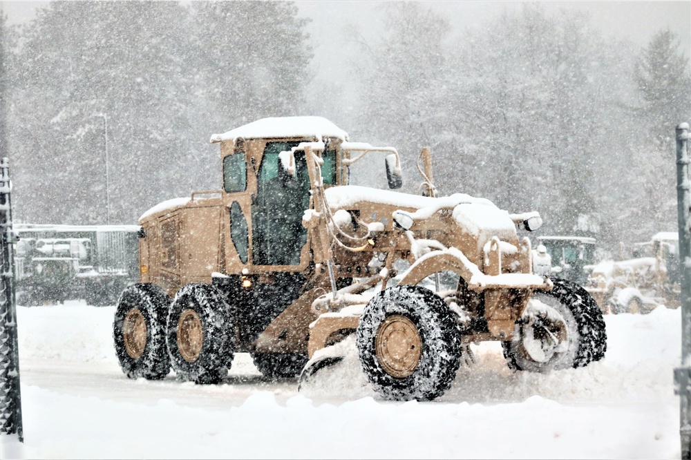 Regional Training Site-Maintenance staff, students conduct ops in snow at Fort McCoy