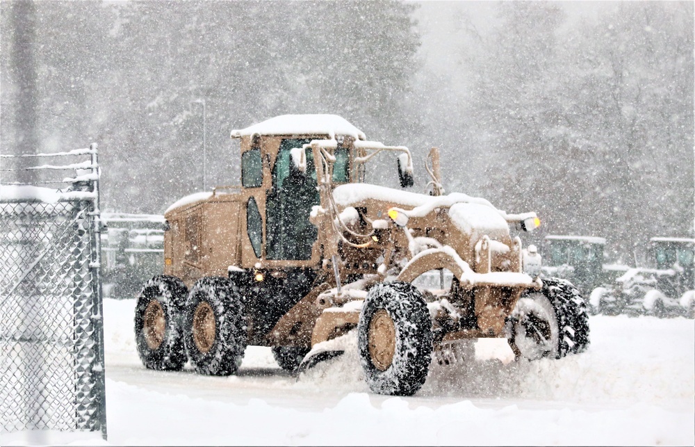 Regional Training Site-Maintenance staff, students conduct ops in snow at Fort McCoy
