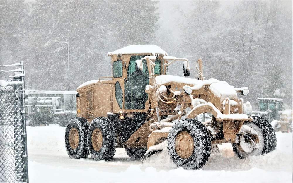 Regional Training Site-Maintenance staff, students conduct ops in snow at Fort McCoy