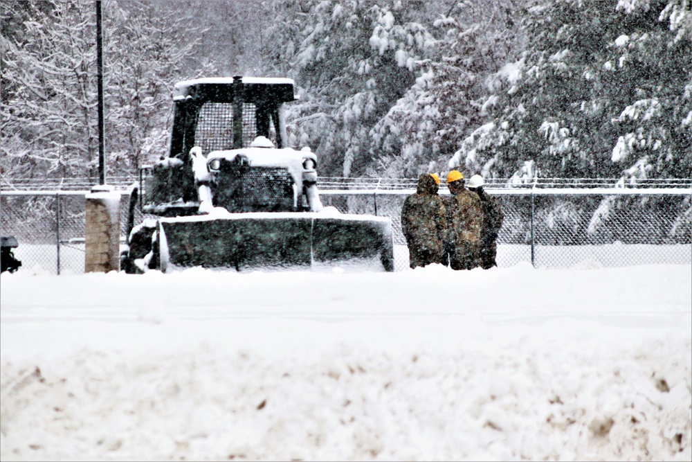 Regional Training Site-Maintenance staff, students conduct ops in snow at Fort McCoy