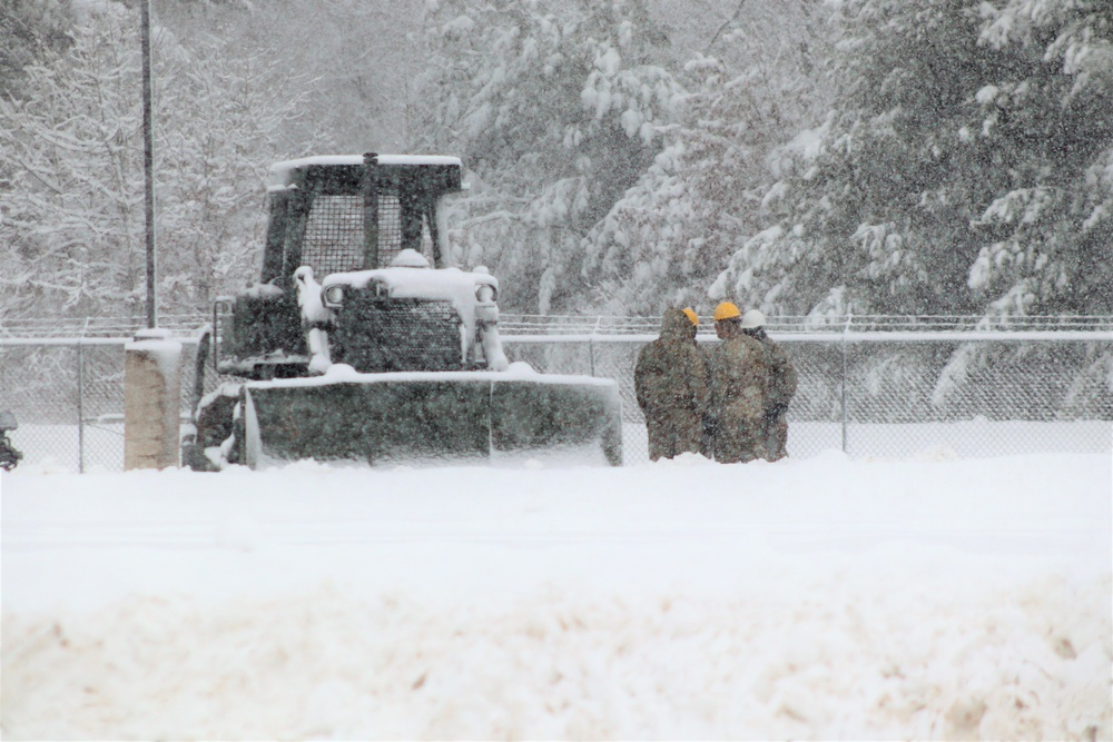 Regional Training Site-Maintenance staff, students conduct ops in snow at Fort McCoy