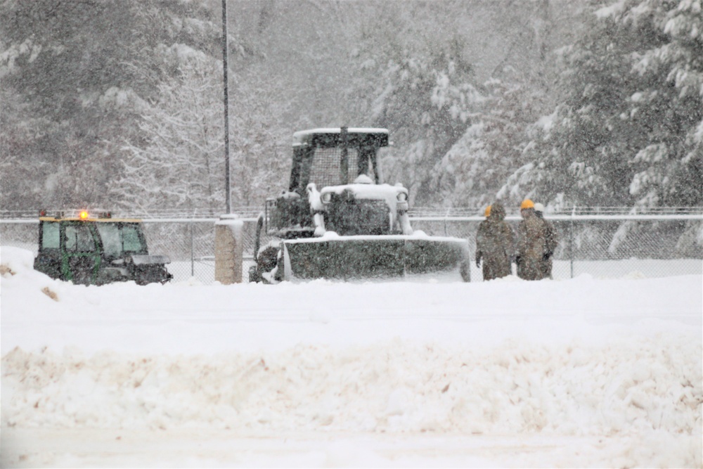 Regional Training Site-Maintenance staff, students conduct ops in snow at Fort McCoy