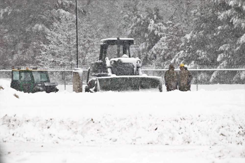 Regional Training Site-Maintenance staff, students conduct ops in snow at Fort McCoy