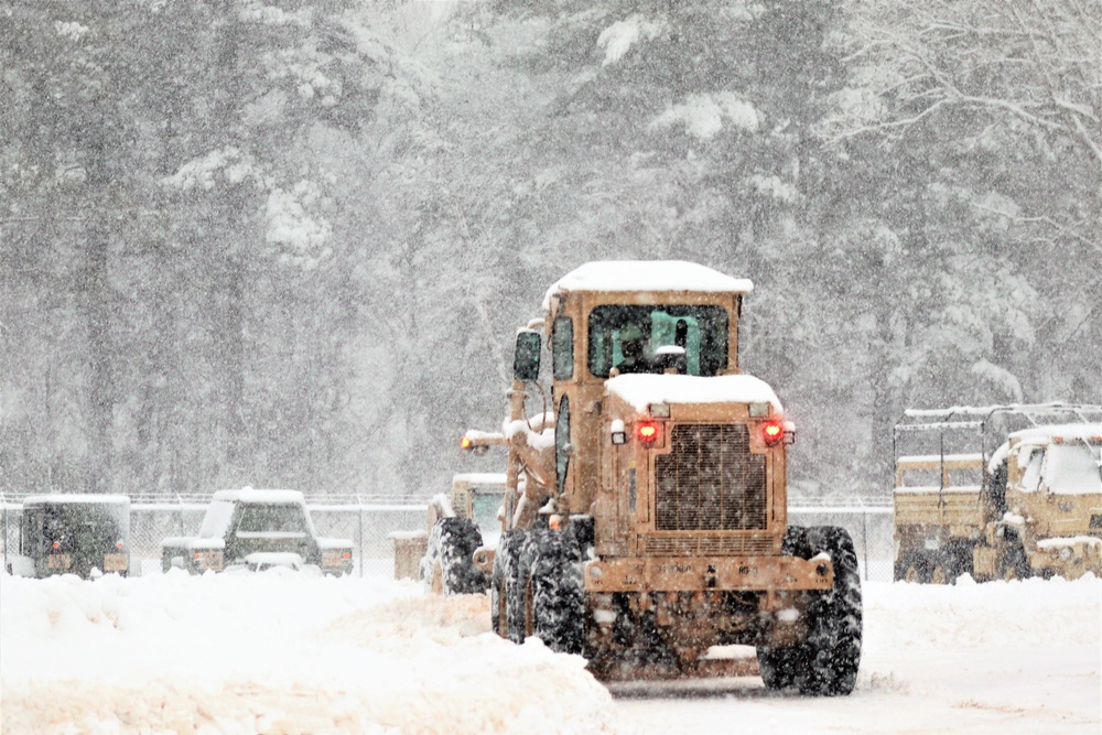 Regional Training Site-Maintenance staff, students conduct ops in snow at Fort McCoy