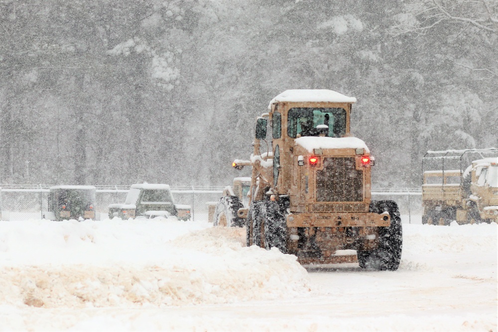 Regional Training Site-Maintenance staff, students conduct ops in snow at Fort McCoy