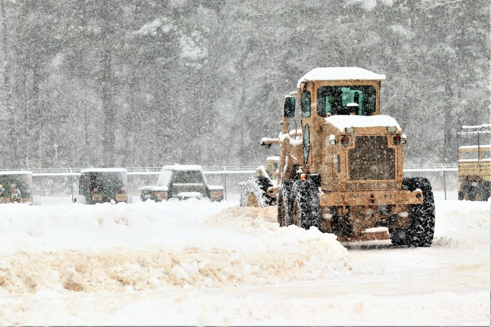 Regional Training Site-Maintenance staff, students conduct ops in snow at Fort McCoy