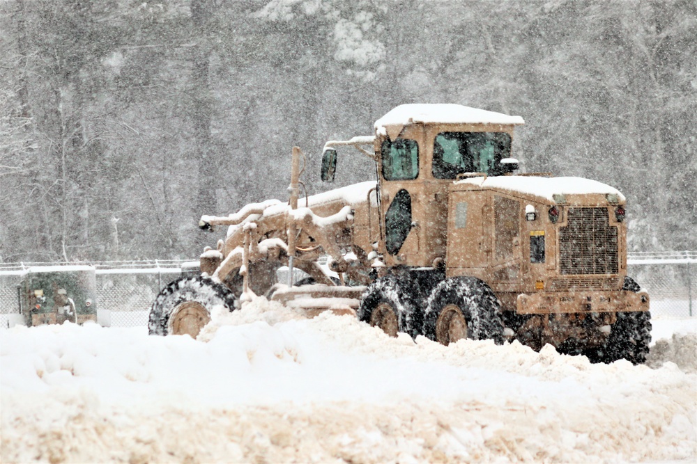 Regional Training Site-Maintenance staff, students conduct ops in snow at Fort McCoy