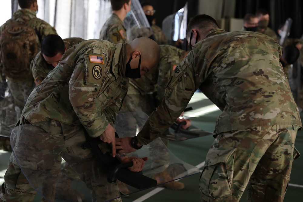 National Guard troops conduct Civil Disturbance Training