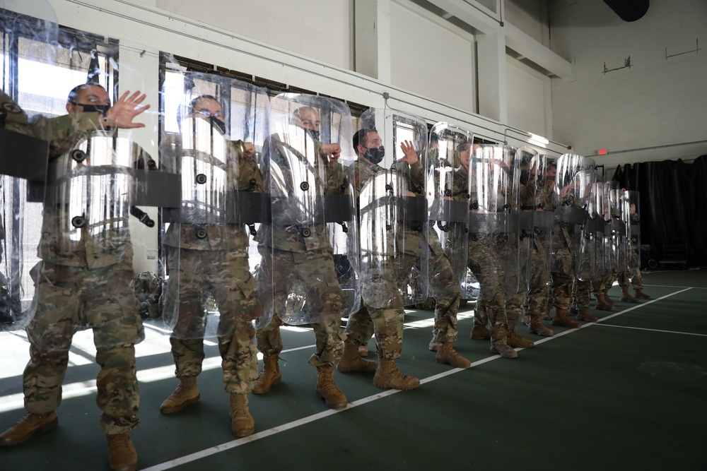 National Guard troops conduct Civil Disturbance Training