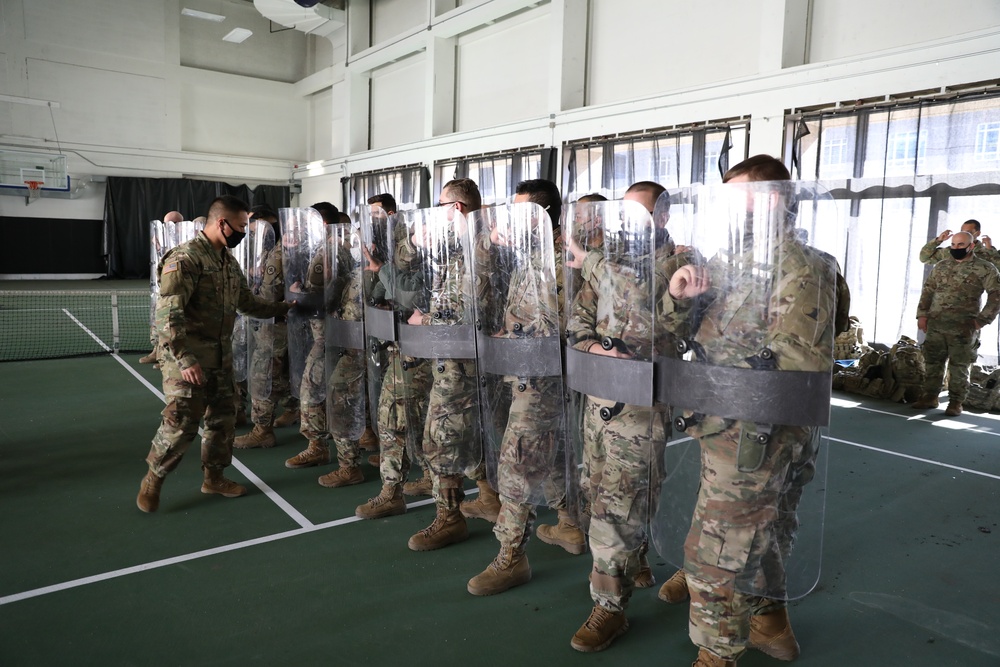 National Guard troops conduct Civil Disturbance Training