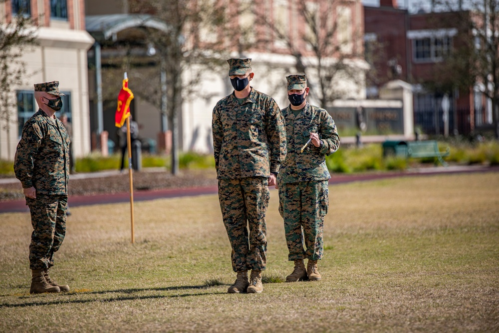 MARFORRES sergeant major relief and appointment, retirement ceremony