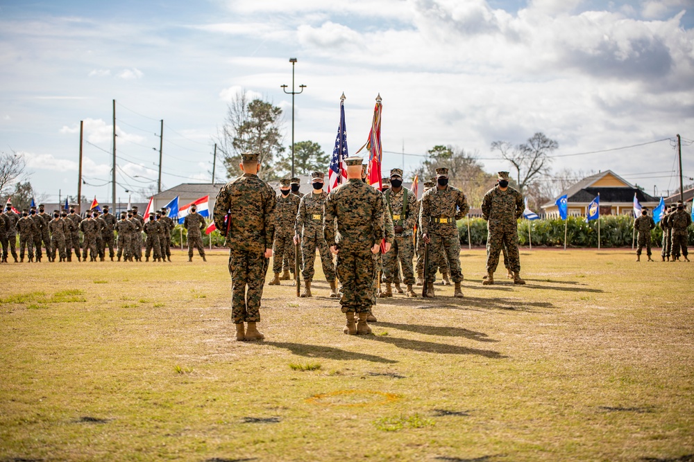 MARFORRES sergeant major relief and appointment, retirement ceremony