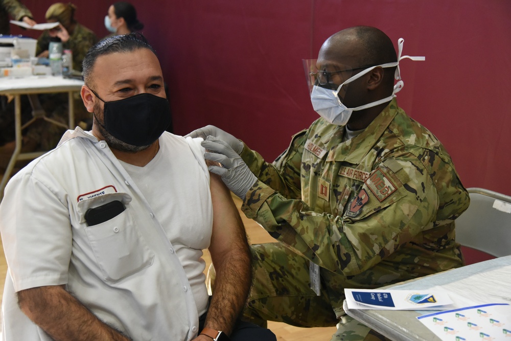 COVID-19 Vaccinations underway at Laughlin Air Force Base