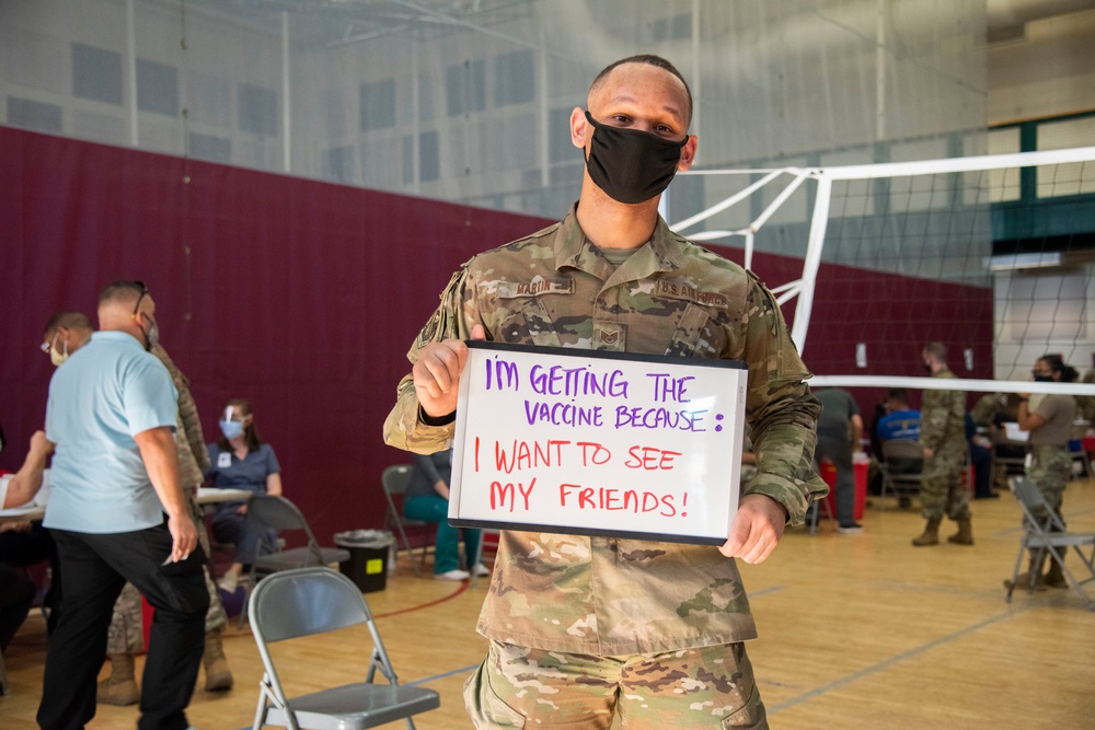 COVID-19 Vaccinations underway at Laughlin Air Force Base