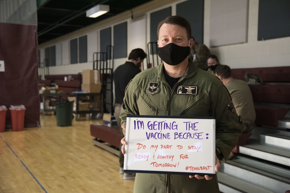COVID-19 Vaccinations underway at Laughlin Air Force Base