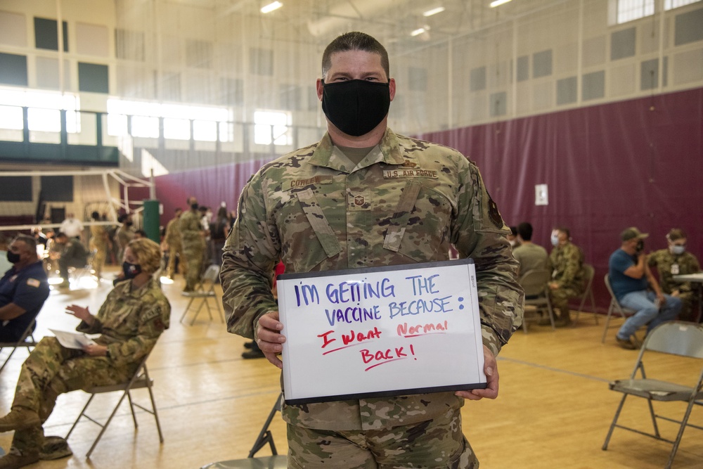 COVID-19 Vaccinations underway at Laughlin Air Force Base