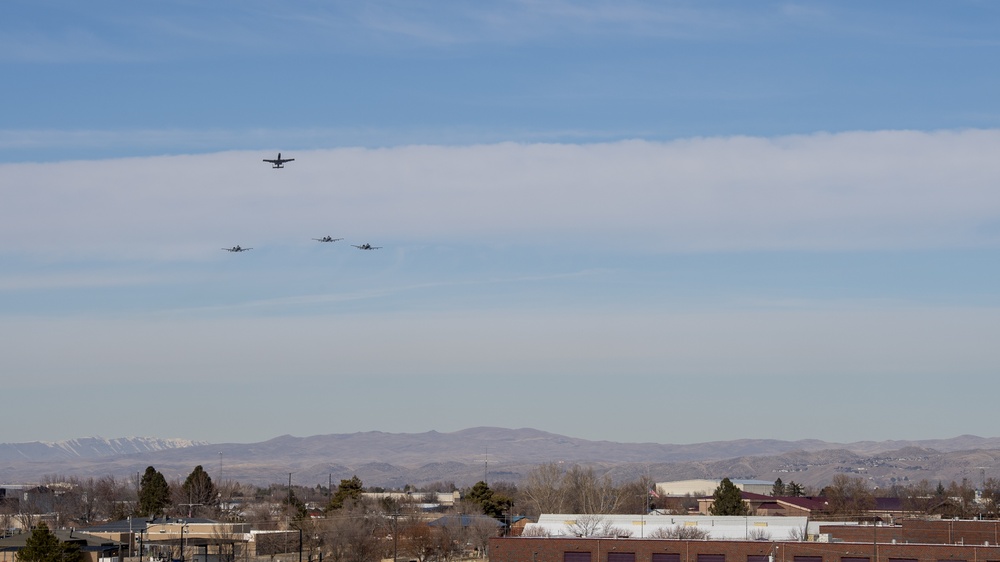 A-10s Fly for Fallen Idaho Army National Guard Aviators