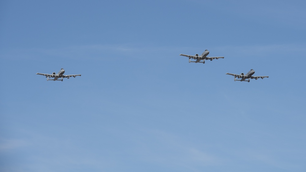 A-10s Fly for Fallen Idaho Army National Guard Aviators