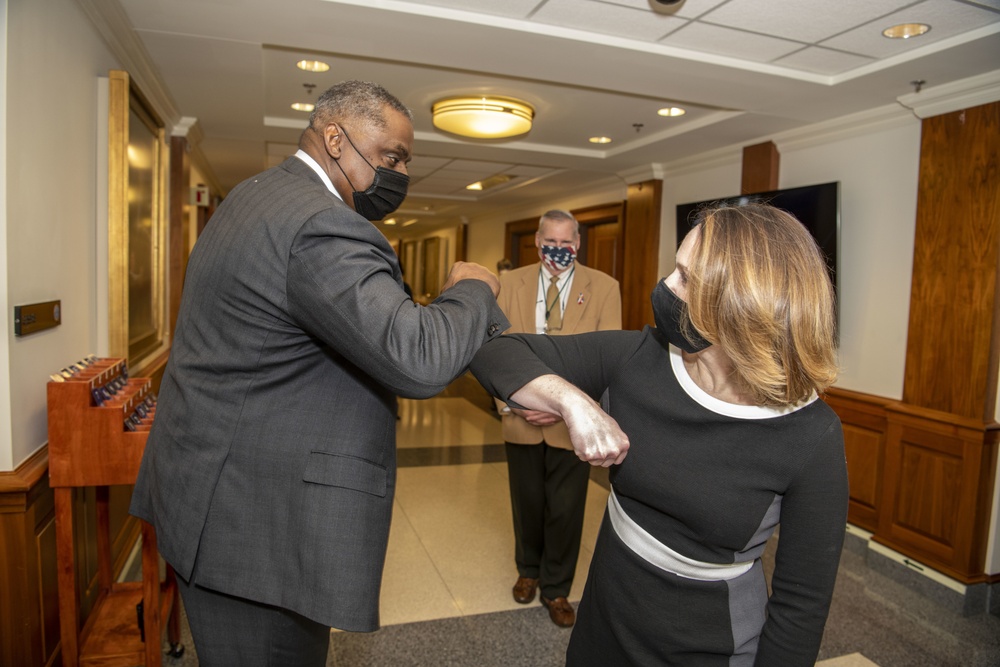 Deputy Secretary of Defense Dr. Kathleen H. Hicks arrives at Pentagon