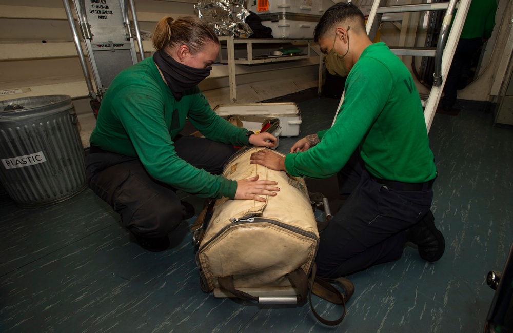 Sailors Pick Up Generator