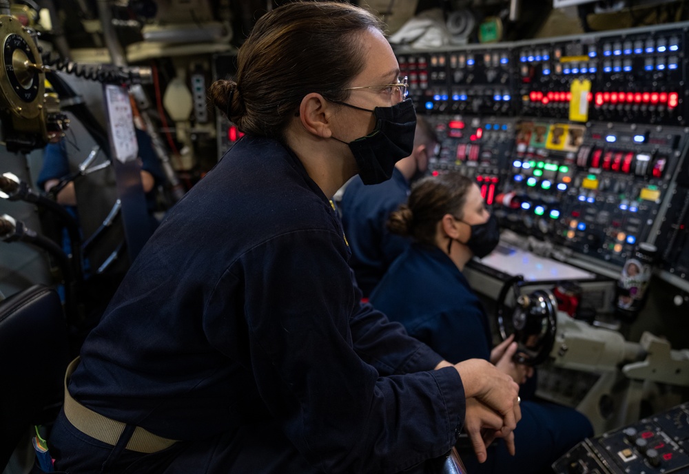 USS Ohio Operations Underway