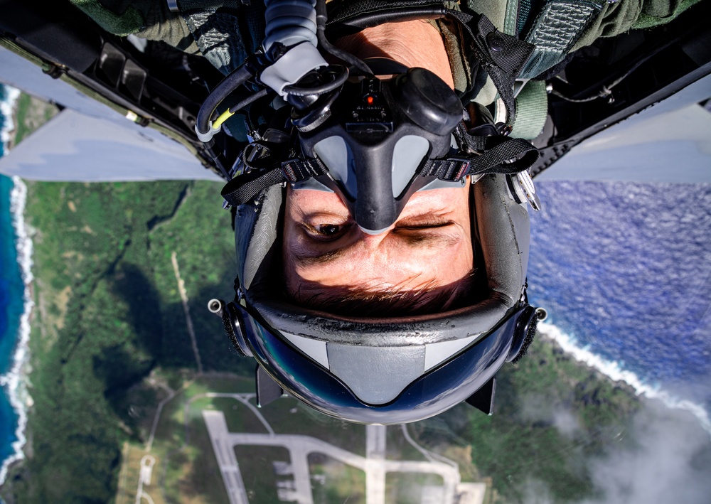 Koku-Jieitai, U.S. Aircraft perform flyover of Guam during Cope North 21