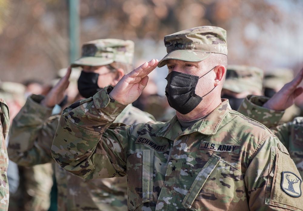 Idaho National Guard pays its respects to the three fallen pilots in the Feb. 2 Black Hawk crash