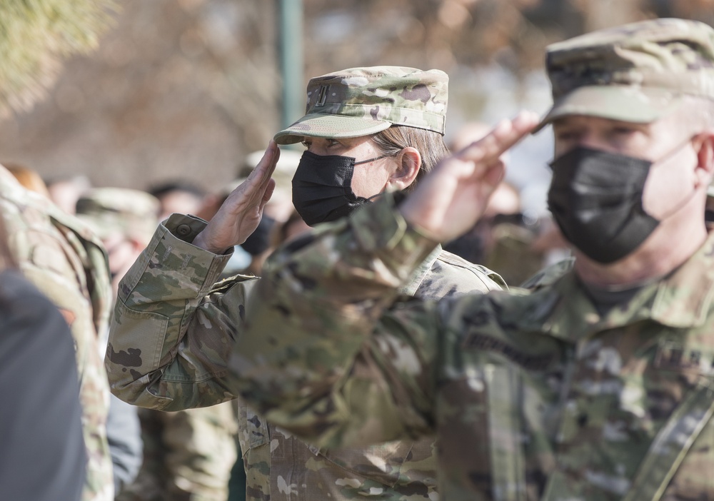 Idaho National Guard pays its respects to the three fallen pilots in the Feb. 2 Black Hawk crash