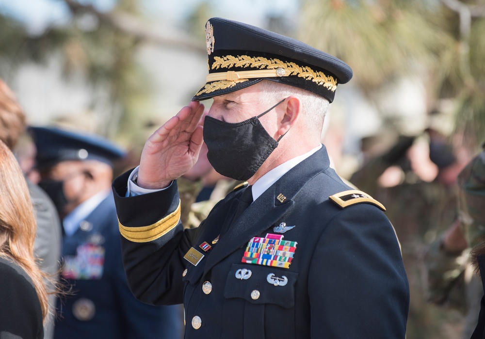 Idaho National Guard pays its respects to the three fallen pilots in the Feb. 2 Black Hawk crash