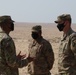 Task Force Spartan Public Affairs Soldiers receive coin, Iron Union 14