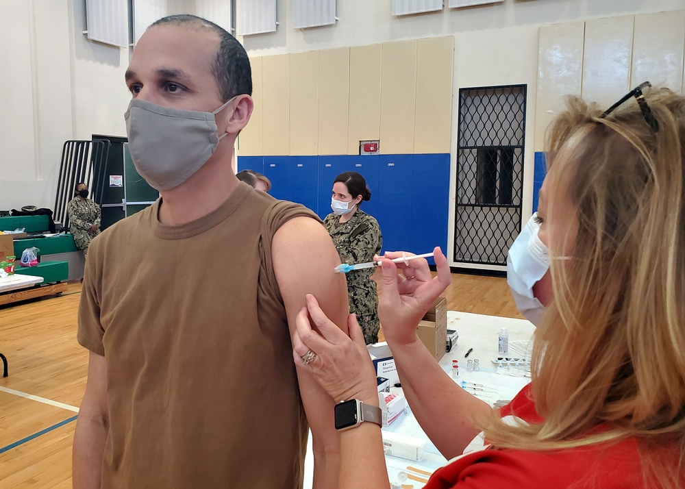 Second Dose of Moderna COVID-19 Vaccine Provided at NAS Sigonella