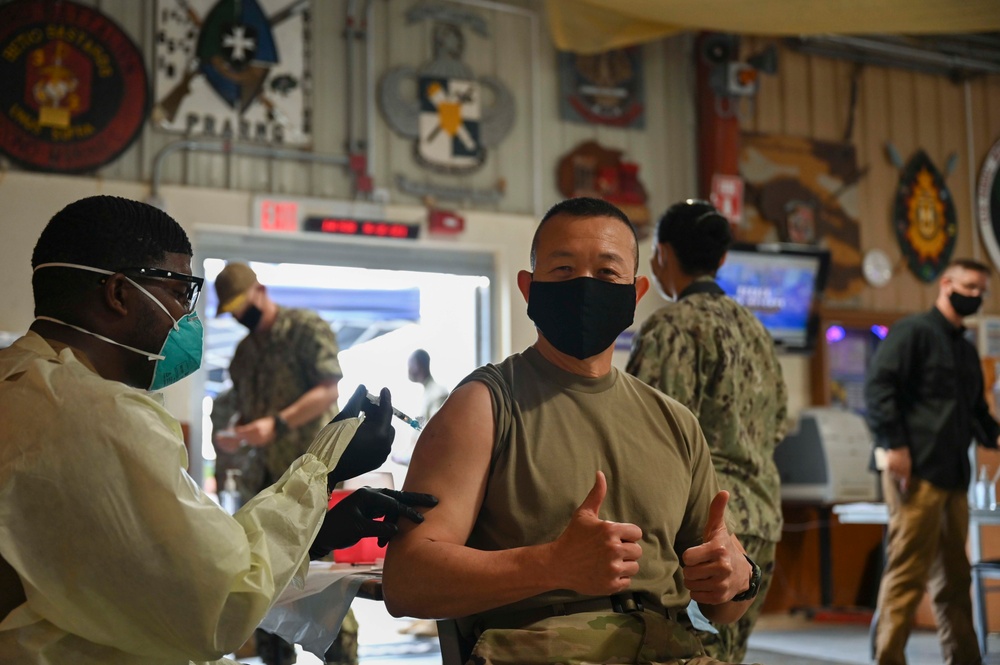COVID-19 Vaccine Arrives at Camp Lemonnier
