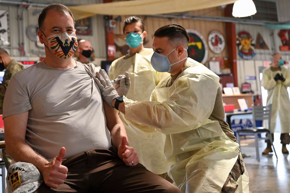 COVID-19 Vaccine Arrives at Camp Lemonnier